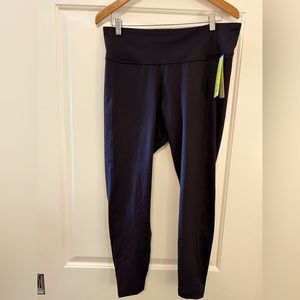 TWO PAIRS Black silky leggings